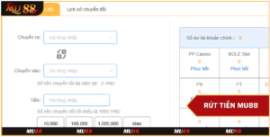 Điều kiện để rút tiền Mu88